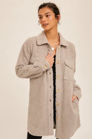 Some Like It Hot Shacket - Ash
