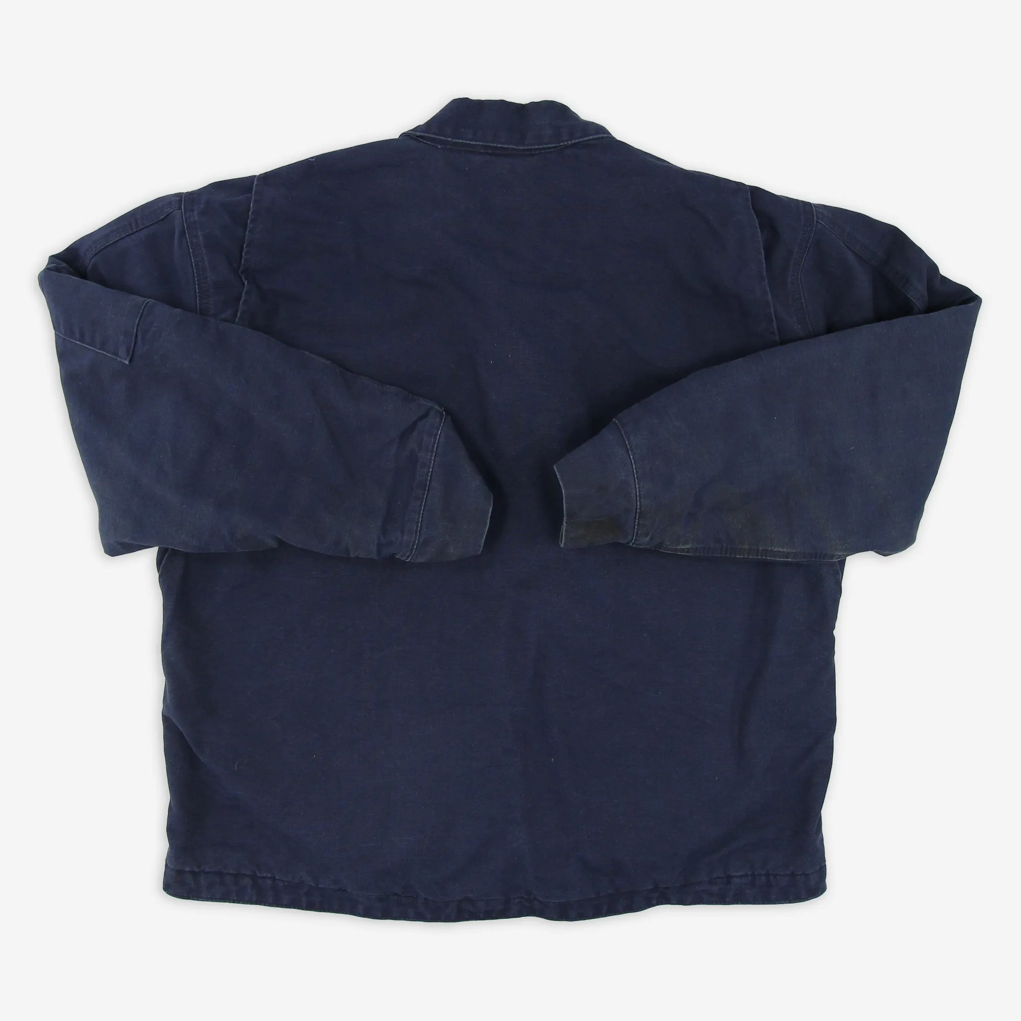 Thrashed Carhartt 378-20 Quilted Nylon Lined Work Jacket Large