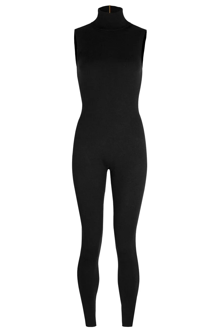 Turtleneck Catsuit - Chocolate
