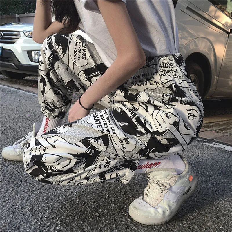 Women's Autumn American Street Hip-Hop Pants