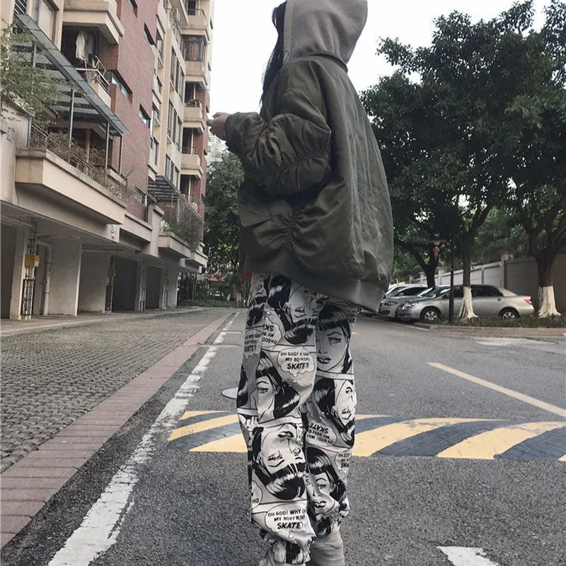 Women's Autumn American Street Hip-Hop Pants