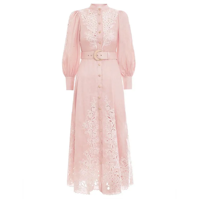 Women's Summer Casual High-Waist A-Line Long Dress