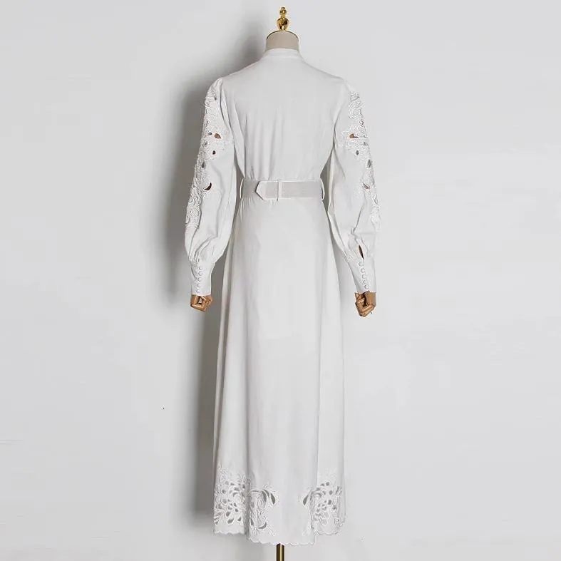 Women's Summer Casual High-Waist A-Line Long Dress