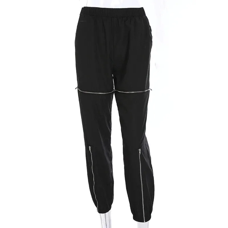 Women's Summer Spliced Loose Cargo Pants