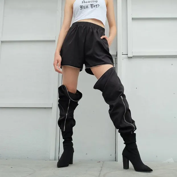 Women's Summer Spliced Loose Cargo Pants