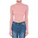 Women's Turtle Neck Long Sleeve Fine Gauge Sweater Crop Top